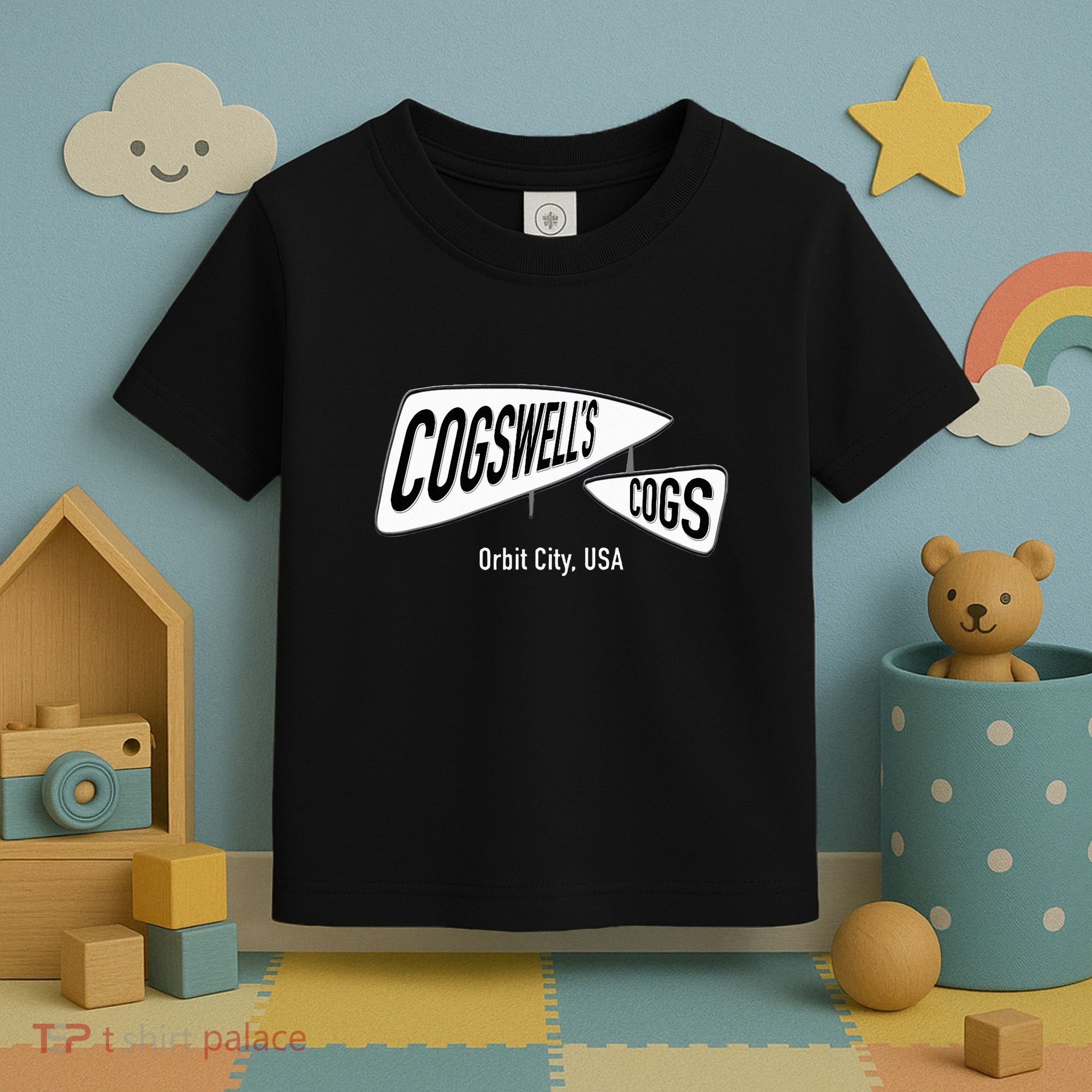 CogswellS Cogs Classic Cartoon Toddler T-Shirt