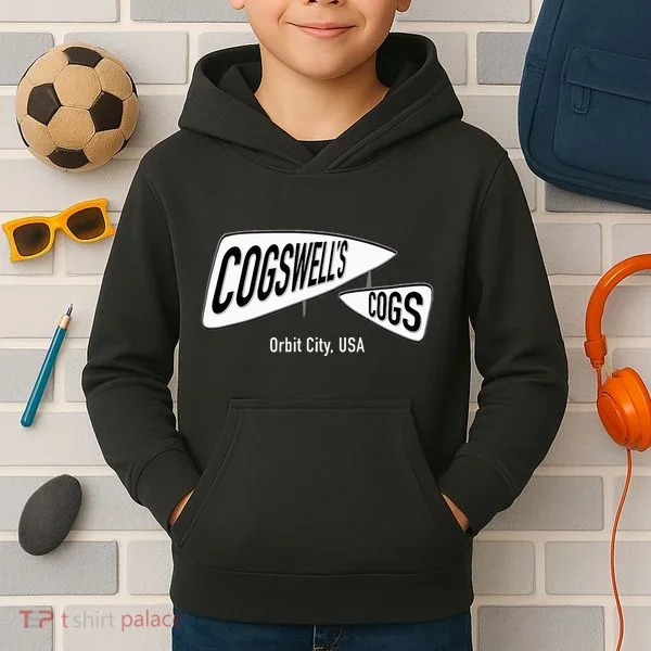CogswellS Cogs Classic Cartoon Kids Hoodie