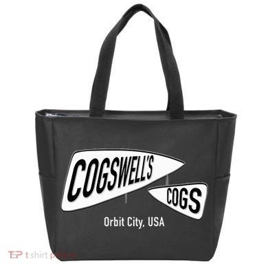 CogswellS Cogs Classic Cartoon Tote Bag