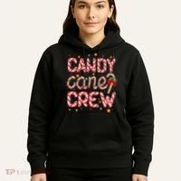 Cute Christmas Candy Cane Crew Matching Shirts Hoodie thumb 5