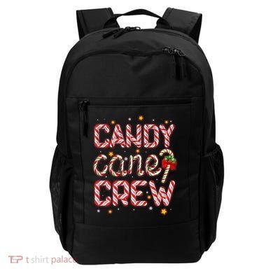 Cute Christmas Candy Cane Crew Matching Shirts Backpack