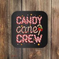 Cute Christmas Candy Cane Crew Matching Shirts Coaster thumb 0
