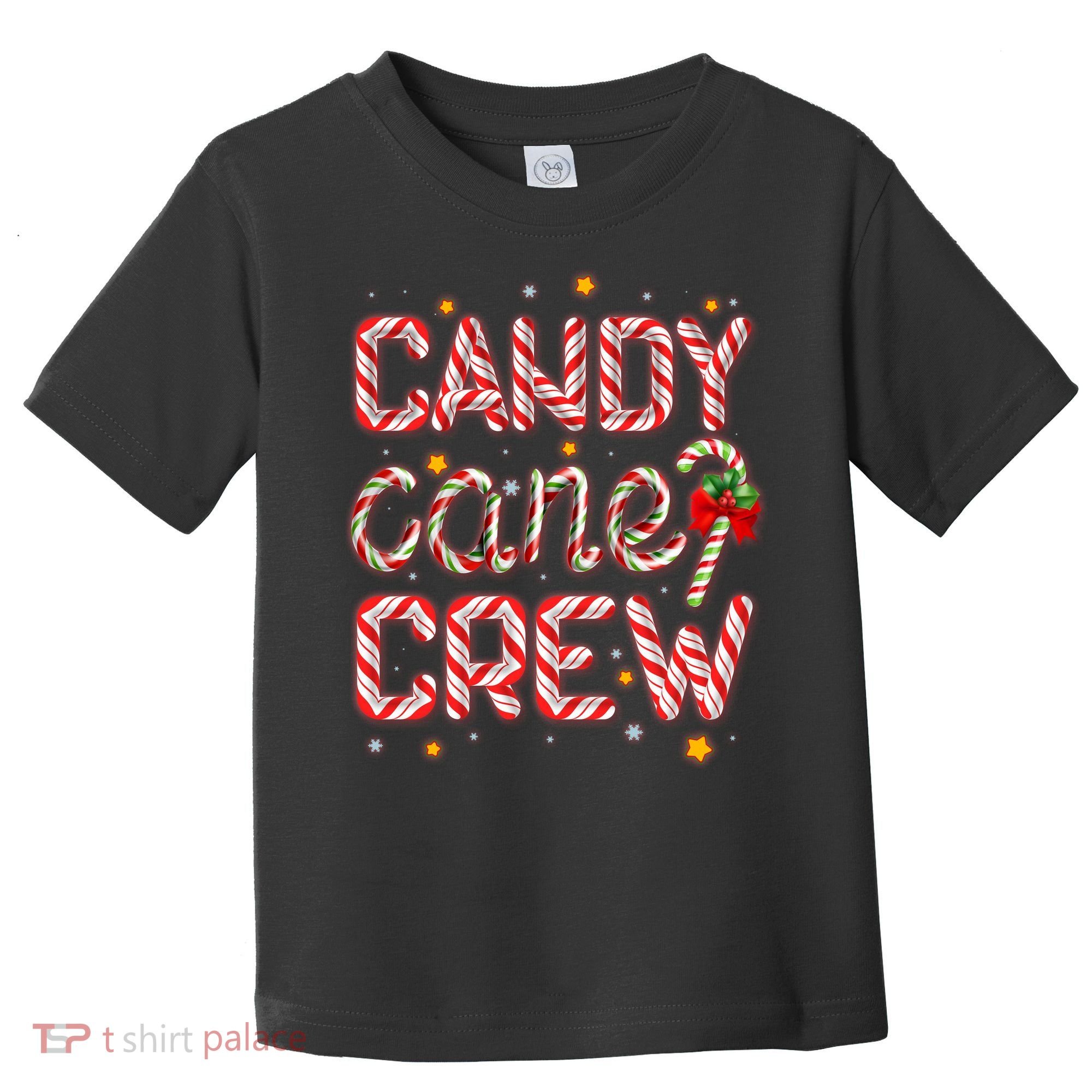 Cute Christmas Candy Cane Crew Matching Shirts Toddler T-Shirt