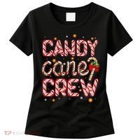 Cute Christmas Candy Cane Crew Matching Shirts Women's T-Shirt thumb 0