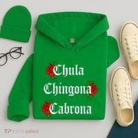 Chula Chingona Cabrona Mecican Hoodie thumb 4