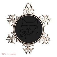 Cool Carthusian Cat With Cigarette And Sunglasses Ornament thumb 0