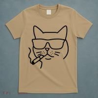 Cool Carthusian Cat With Cigarette And Sunglasses T-Shirt thumb 5