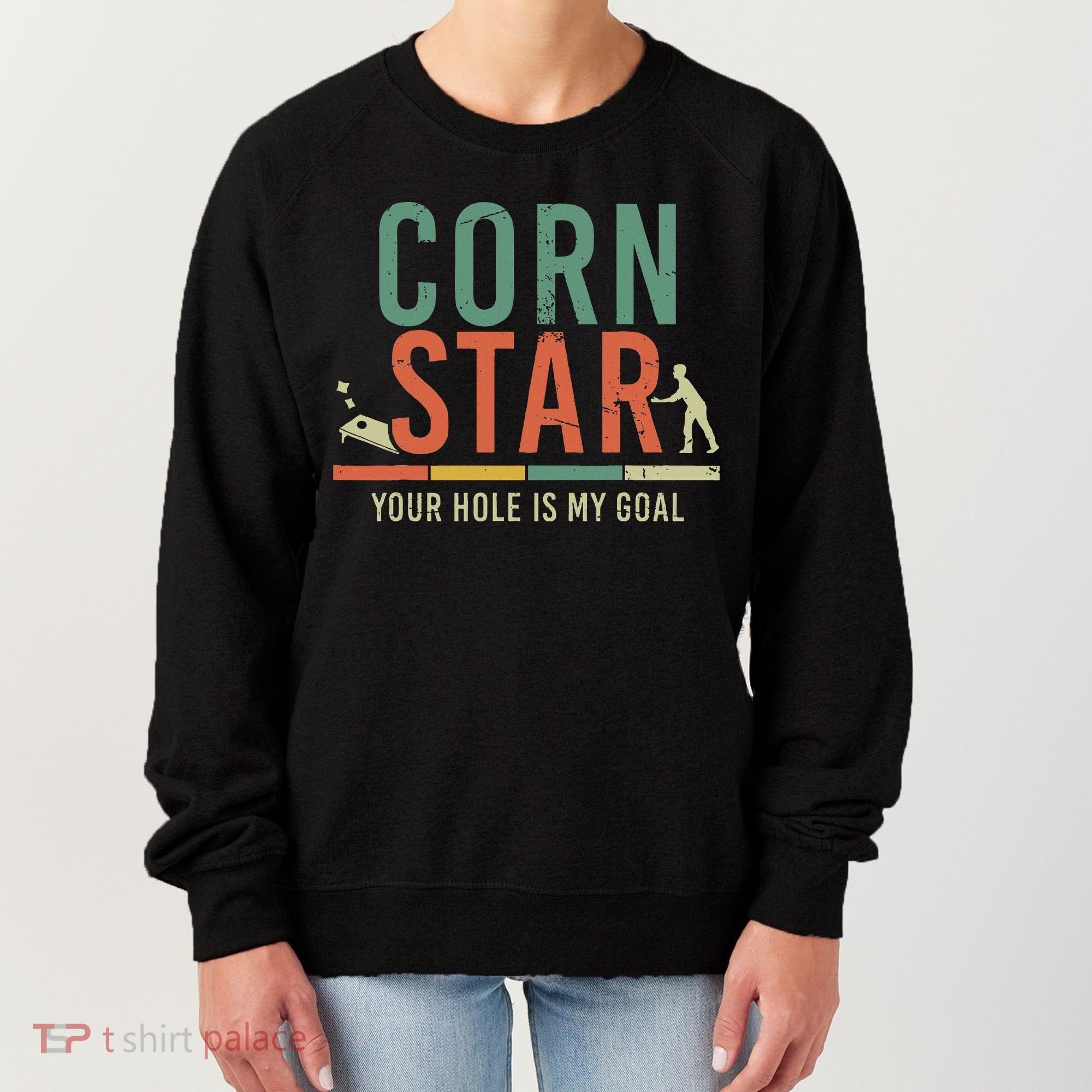 Cool Cornhole Corn Hole Bag Toss Tournament Women's Sweatshirt