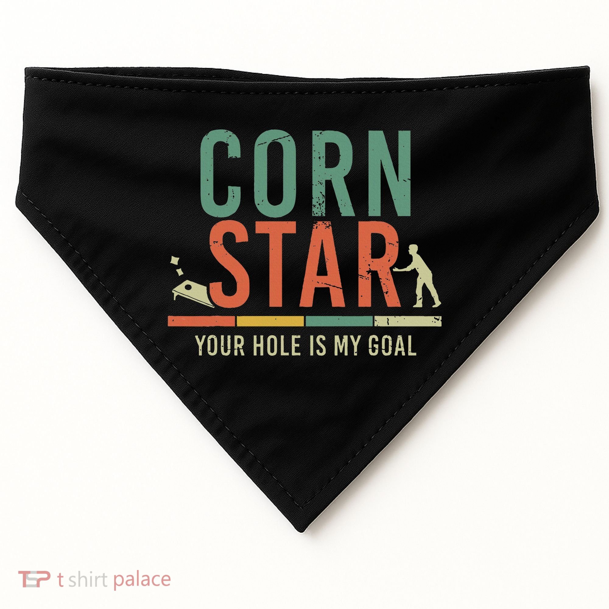 Cool Cornhole Corn Hole Bag Toss Tournament USA-Made Doggie Bandana