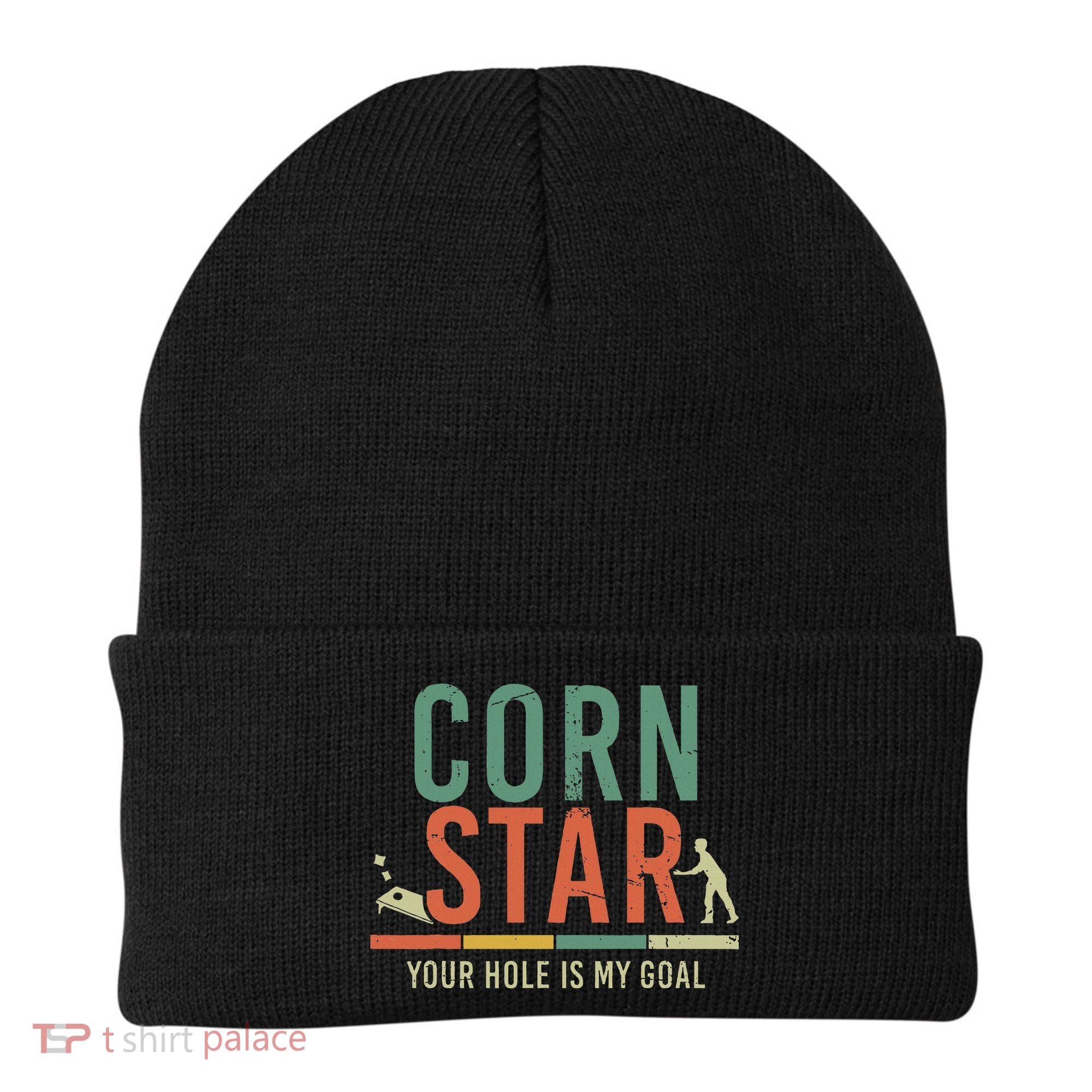 Cool Cornhole Corn Hole Bag Toss Tournament Beanie