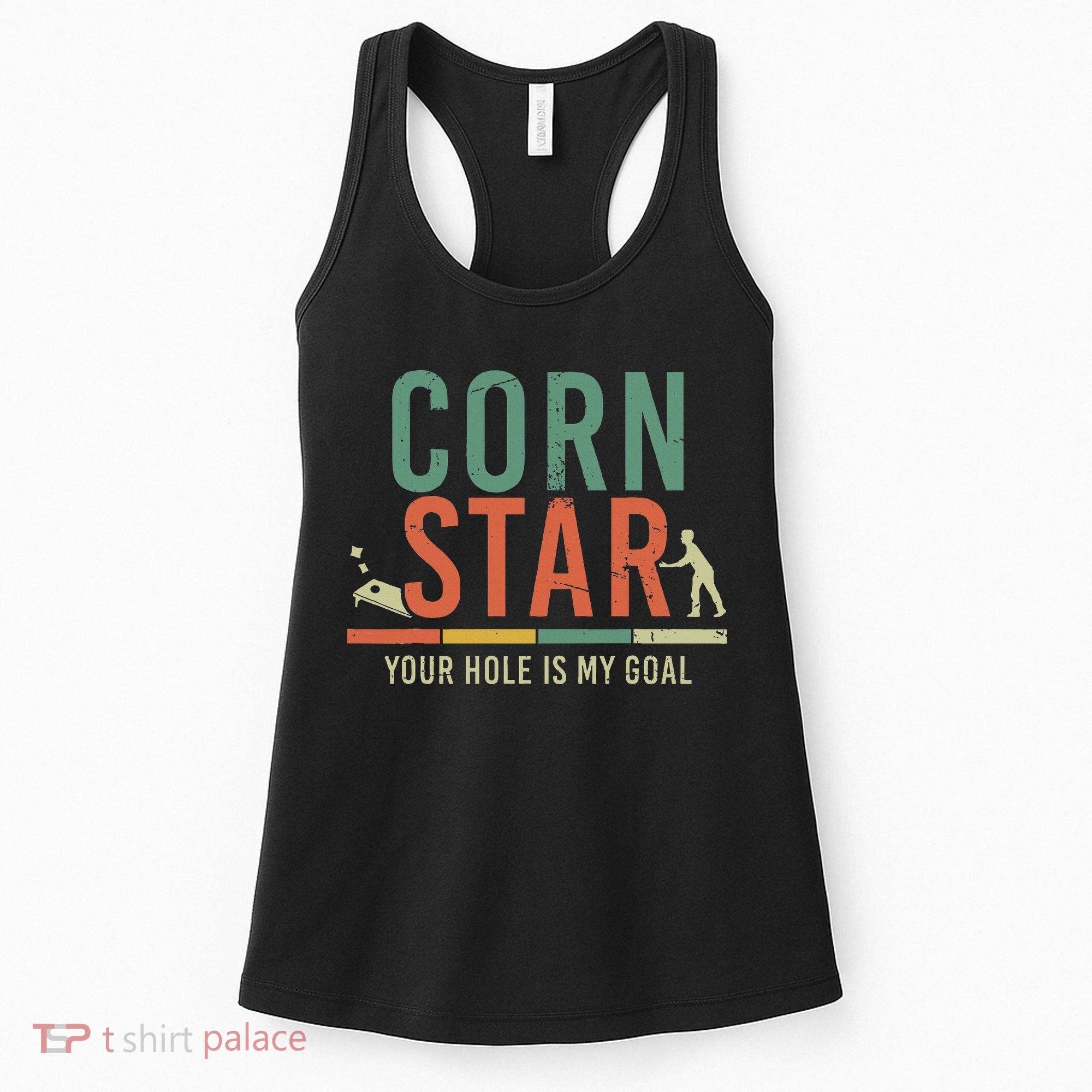 Cool Cornhole Corn Hole Bag Toss Tournament Women's Tank Top