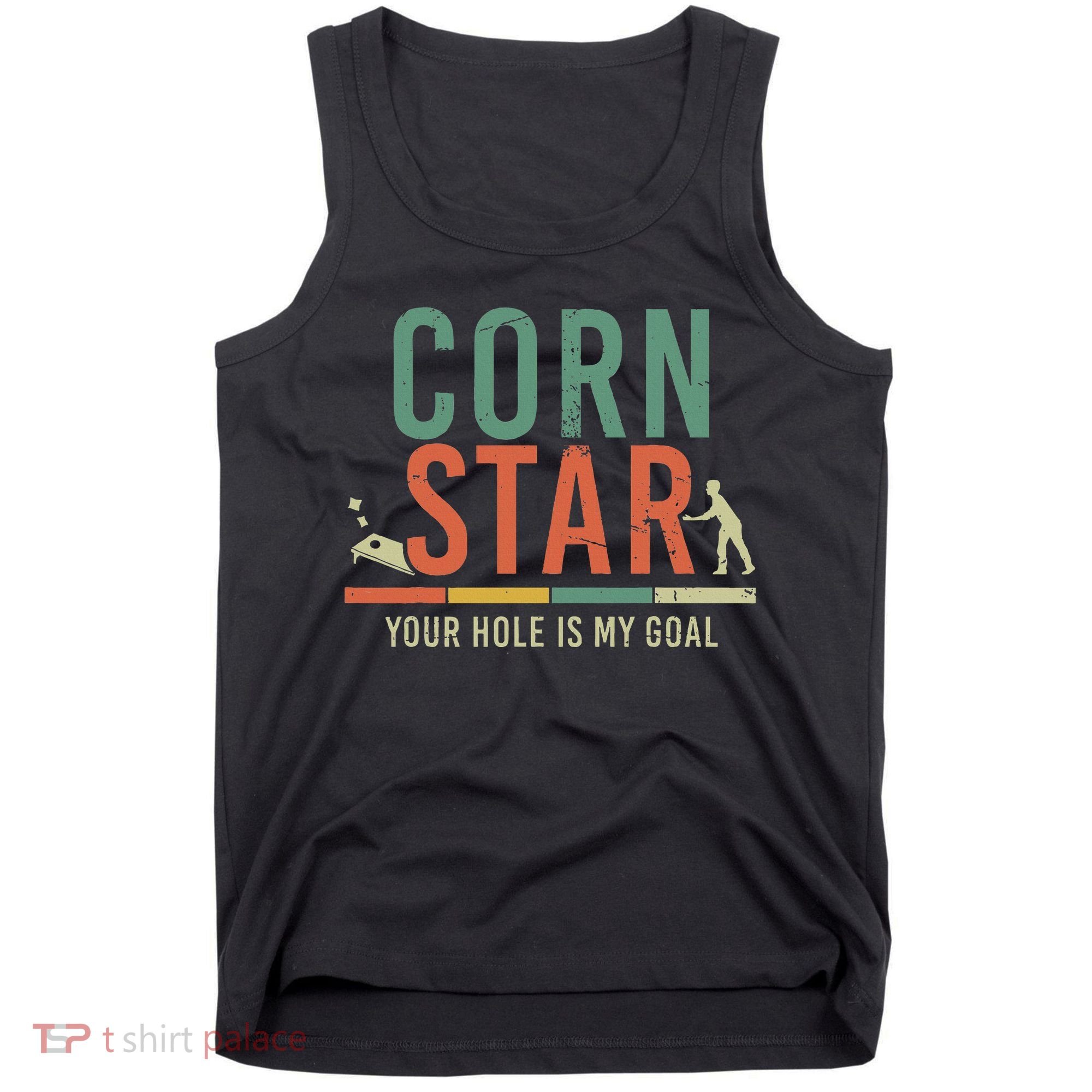 Cool Cornhole Corn Hole Bag Toss Tournament Tank Top