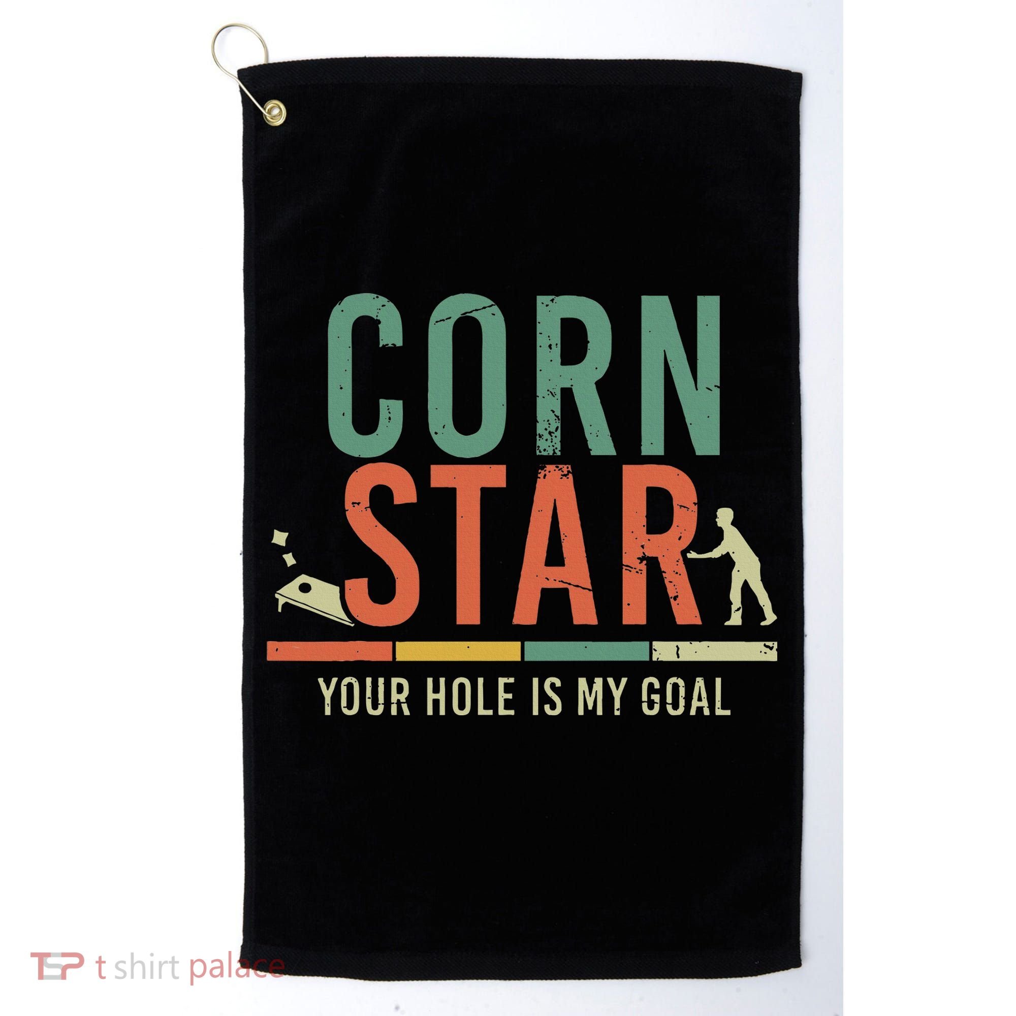 Cool Cornhole Corn Hole Bag Toss Tournament Golf Towel