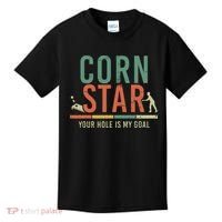 Cool Cornhole Corn Hole Bag Toss Tournament Kids T-Shirt thumb 0