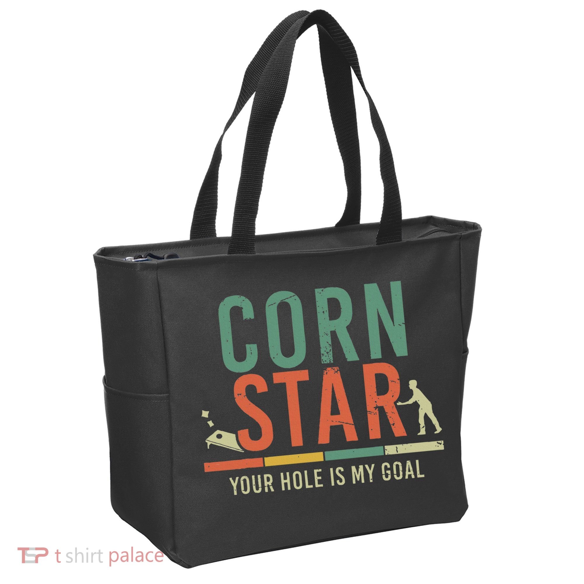 Cool Cornhole Corn Hole Bag Toss Tournament Tote Bag