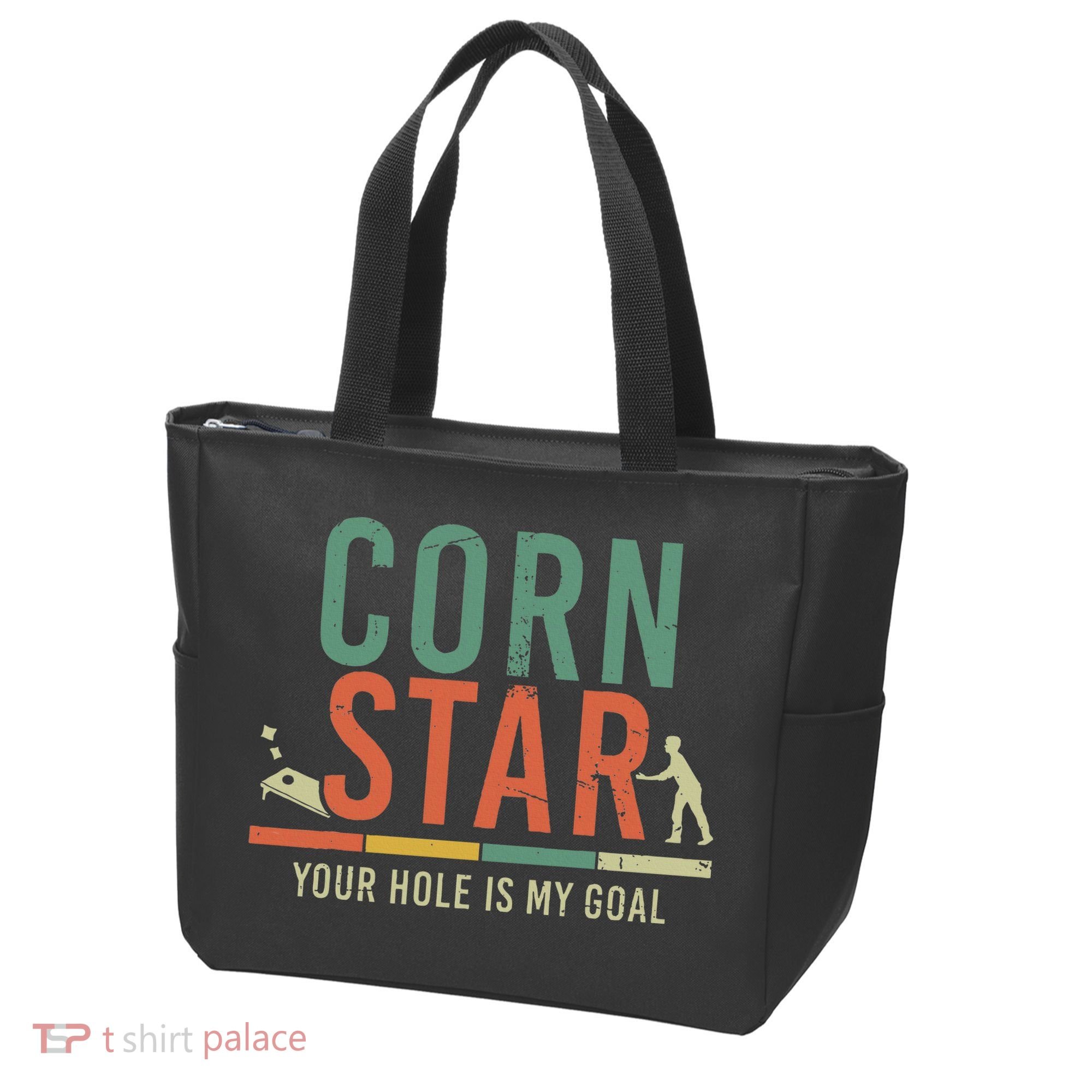 Cool Cornhole Corn Hole Bag Toss Tournament Tote Bag
