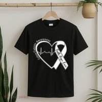 Colorectal Colon Cancer Awareness Blue Ribbon Colonoscopy T-Shirt thumb 2
