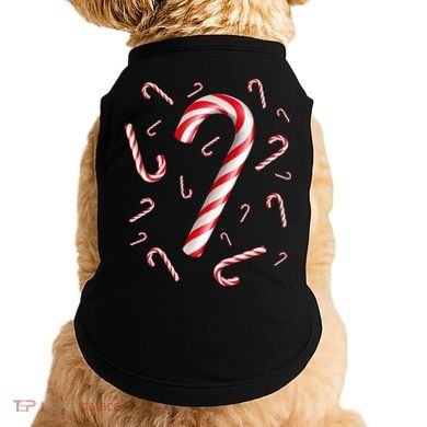 Christmas Candy Cane Mash Up Doggie Tank