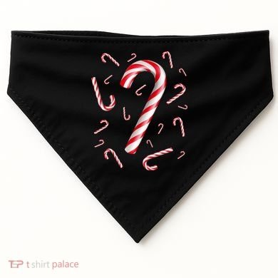 Christmas Candy Cane Mash Up USA-Made Doggie Bandana