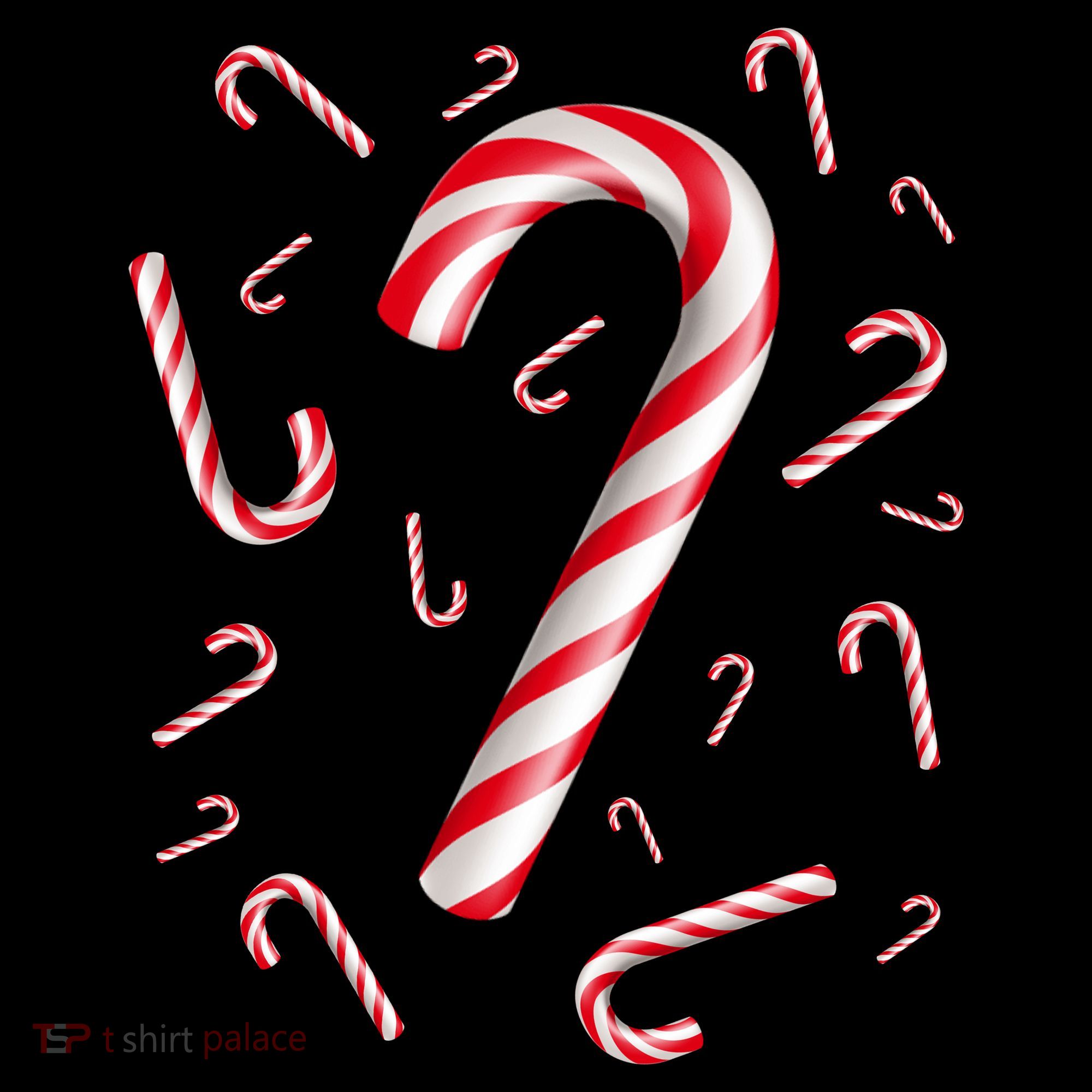 Christmas Candy Cane Mash Up USA-Made Doggie Bandana