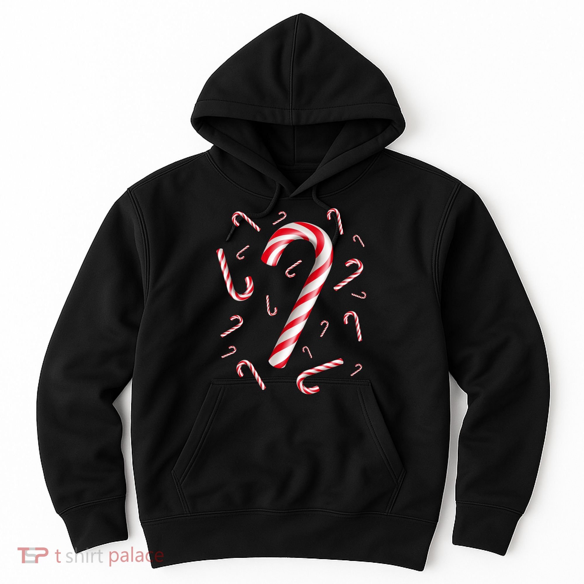 Christmas Candy Cane Mash Up Hoodie