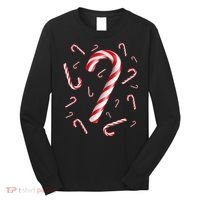 Christmas Candy Cane Mash Up Long Sleeve Shirt thumb 0