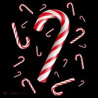 Christmas Candy Cane Mash Up Long Sleeve Shirt thumb 2