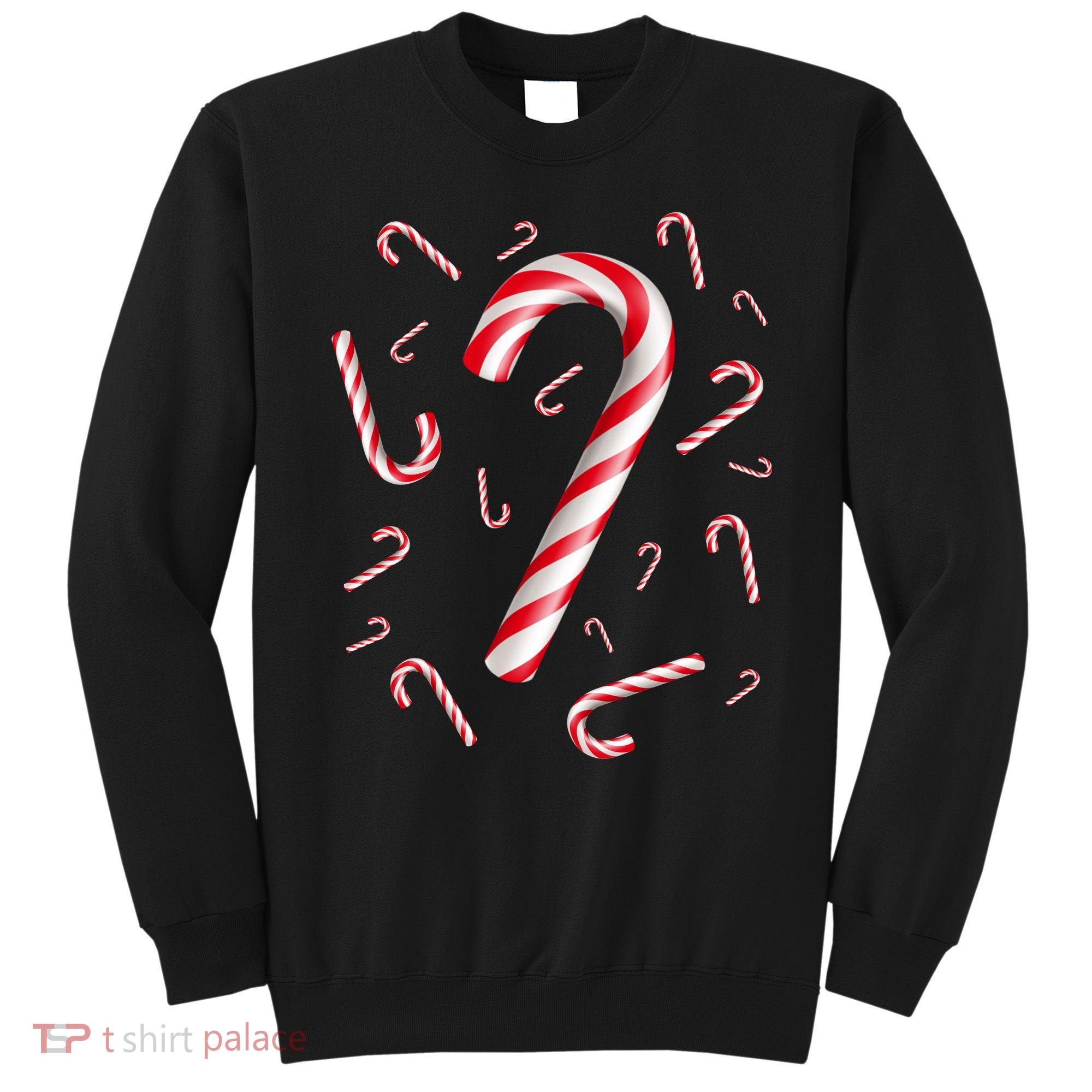 Christmas Candy Cane Mash Up Sweatshirt