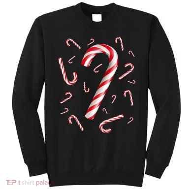 Christmas Candy Cane Mash Up Sweatshirt