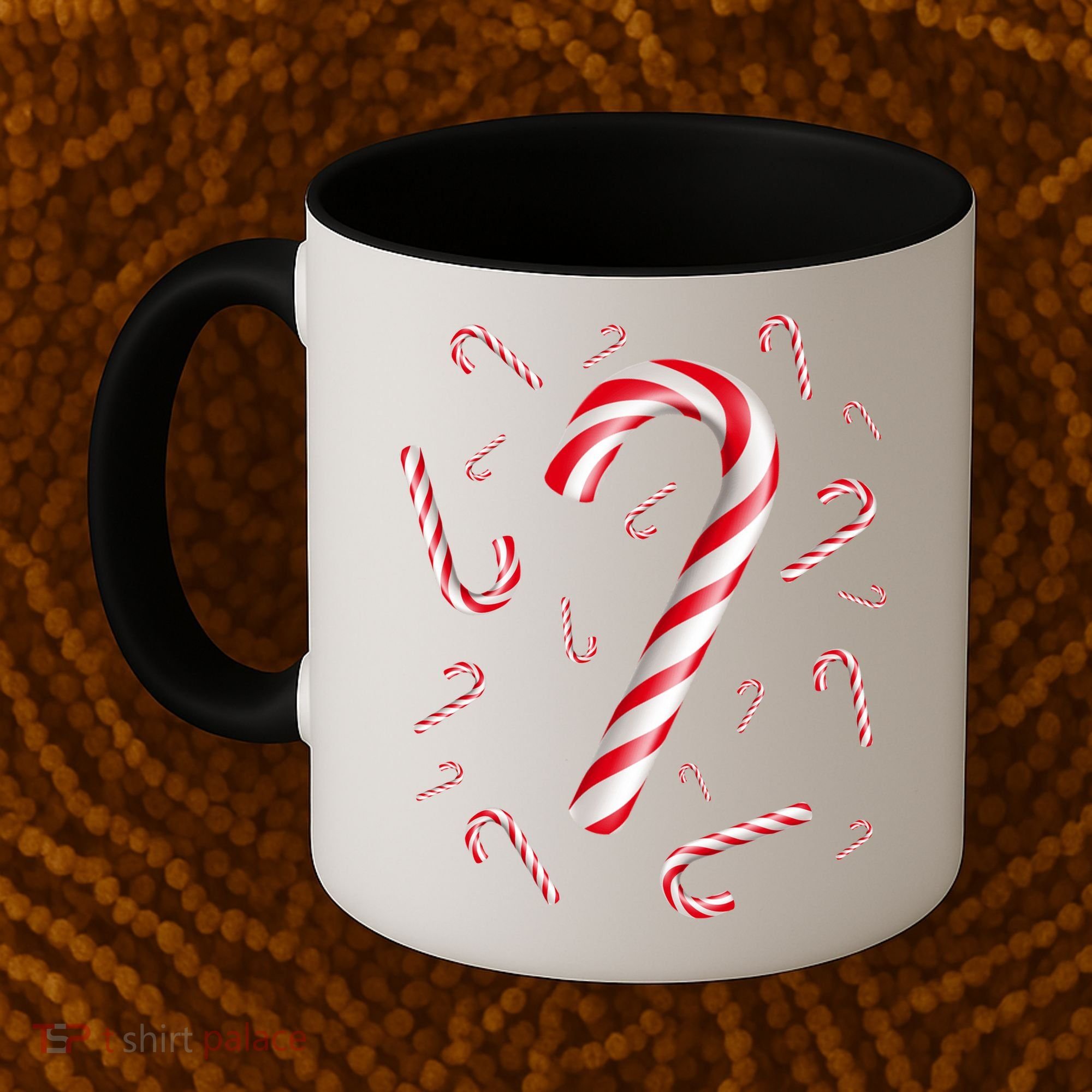 Christmas Candy Cane Mash Up Coffee Mug