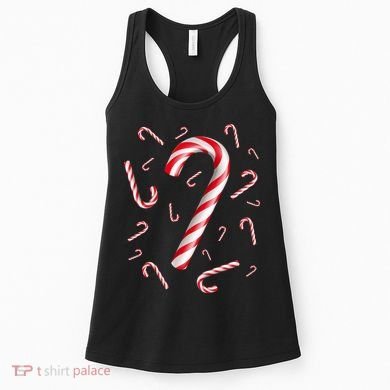 Christmas Candy Cane Mash Up Women's Tank Top