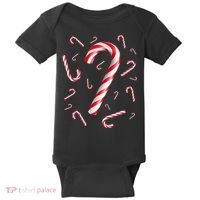 Christmas Candy Cane Mash Up Baby Bodysuit thumb 0