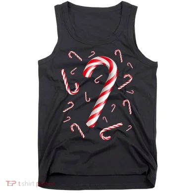 Christmas Candy Cane Mash Up Tank Top