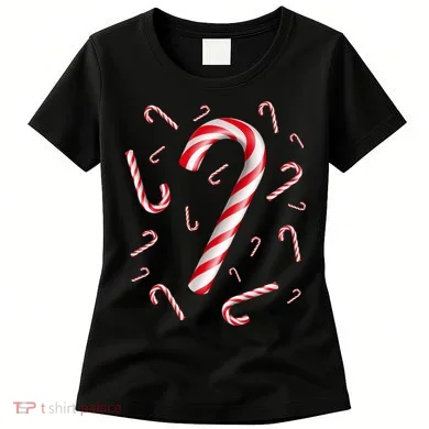 Christmas Candy Cane Mash Up Women's T-Shirt