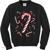 Christmas Candy Cane Mash Up Kids Sweatshirt thumb 0