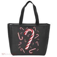 Christmas Candy Cane Mash Up Tote Bag thumb 0