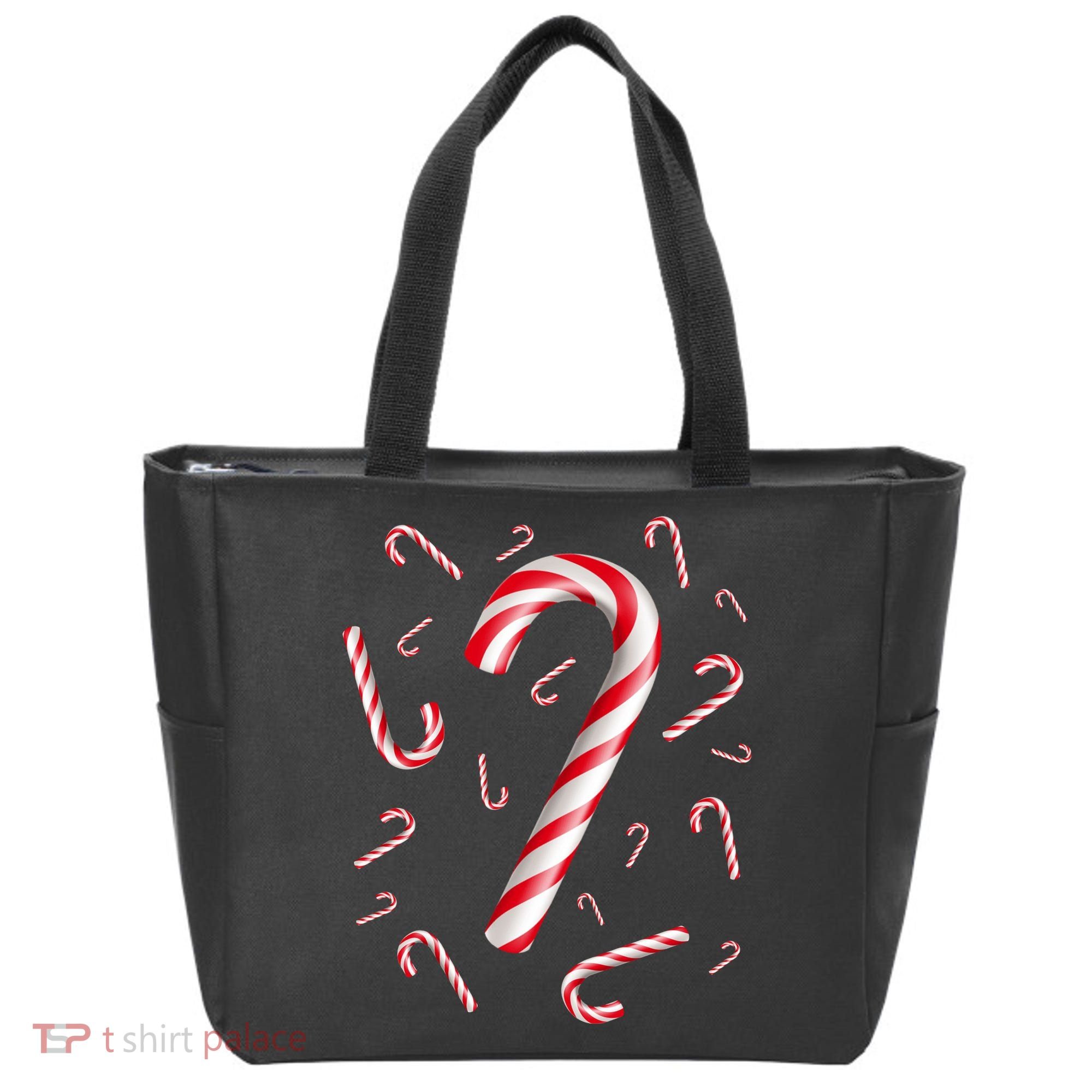 Christmas Candy Cane Mash Up Tote Bag