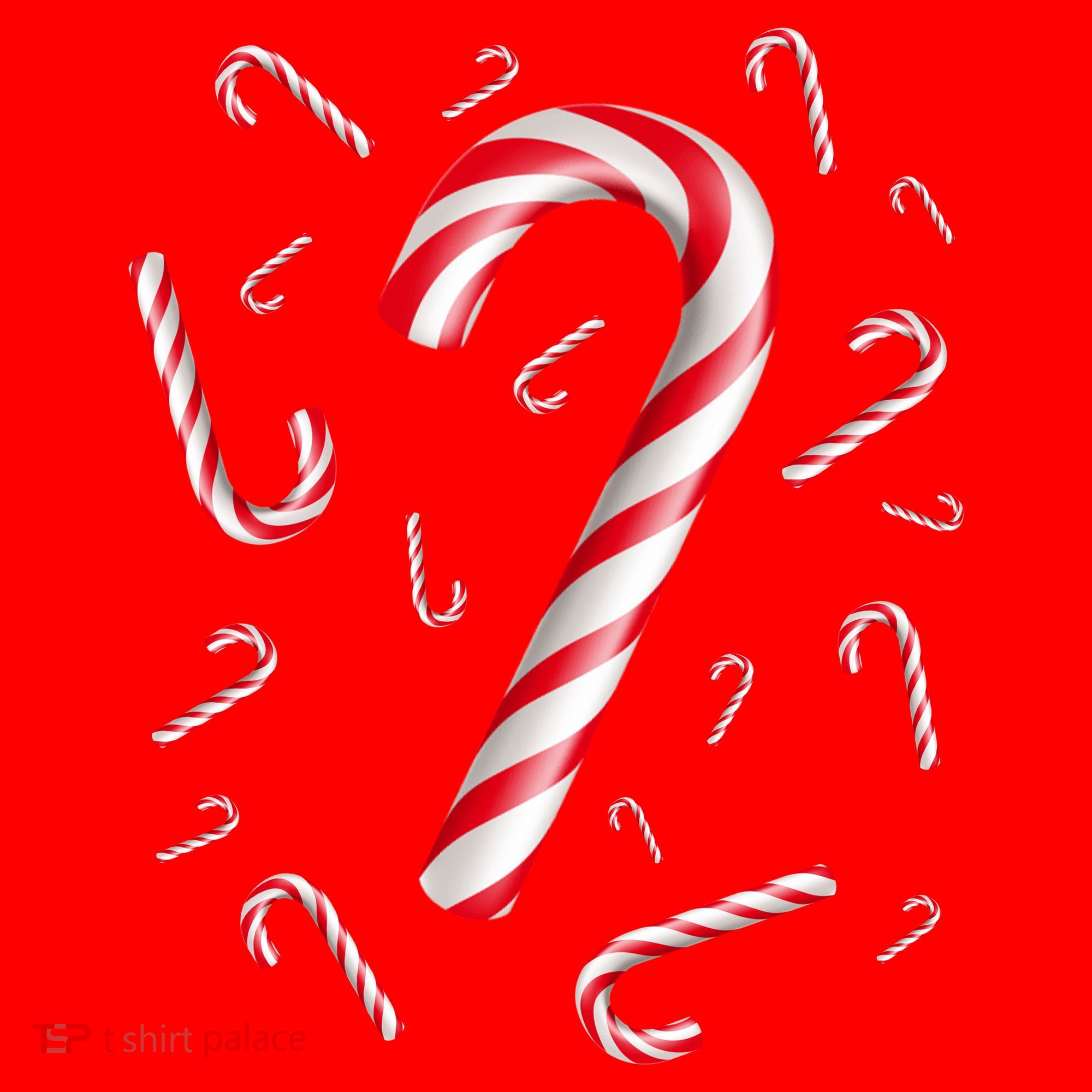 Christmas Candy Cane Mash Up Santa Hat