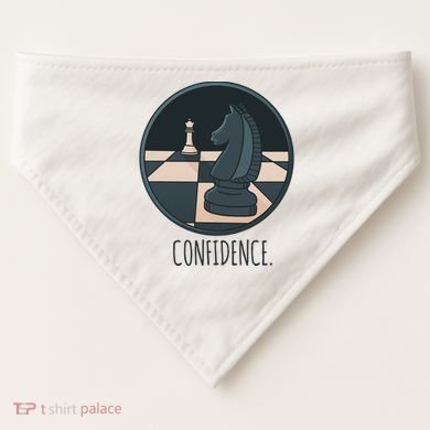 Confidence Chess USA-Made Doggie Bandana