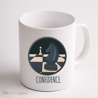 Confidence Chess Coffee Mug thumb 1