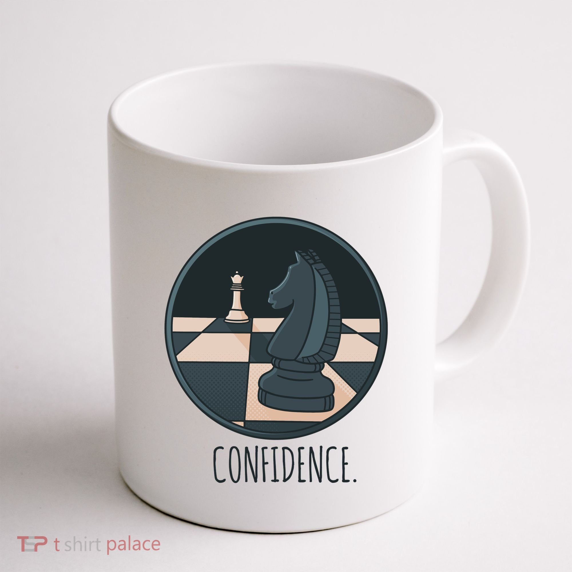 Confidence Chess Coffee Mug