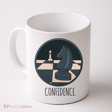 Confidence Chess Coffee Mug
