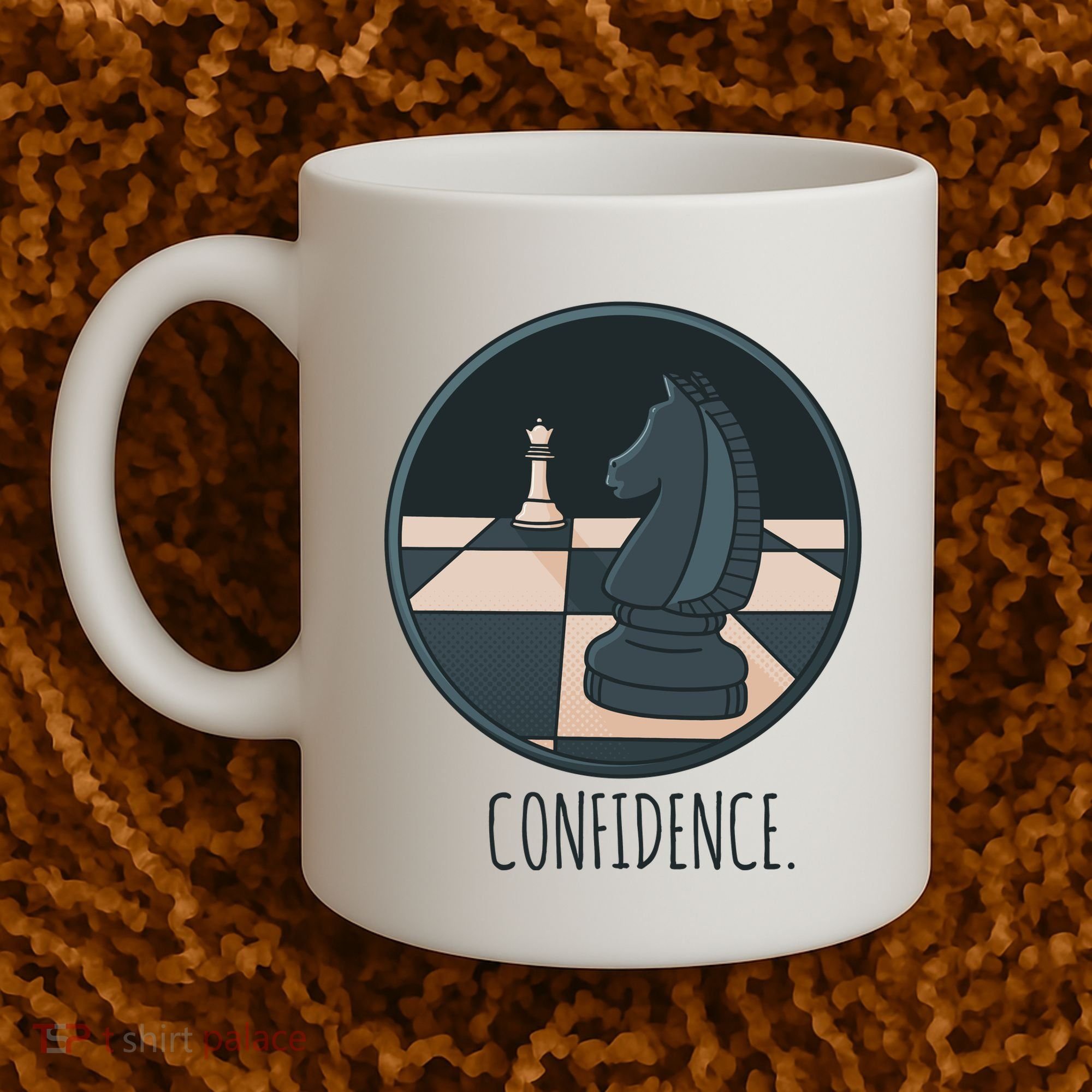 Confidence Chess Coffee Mug