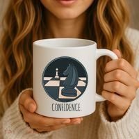 Confidence Chess Coffee Mug thumb 3