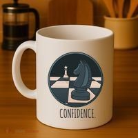 Confidence Chess Coffee Mug thumb 4