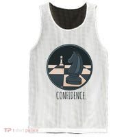 Confidence Chess Mesh Reversible Basketball Jersey Tank thumb 0
