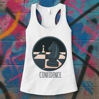 Confidence Chess Women's Tank Top thumb 3