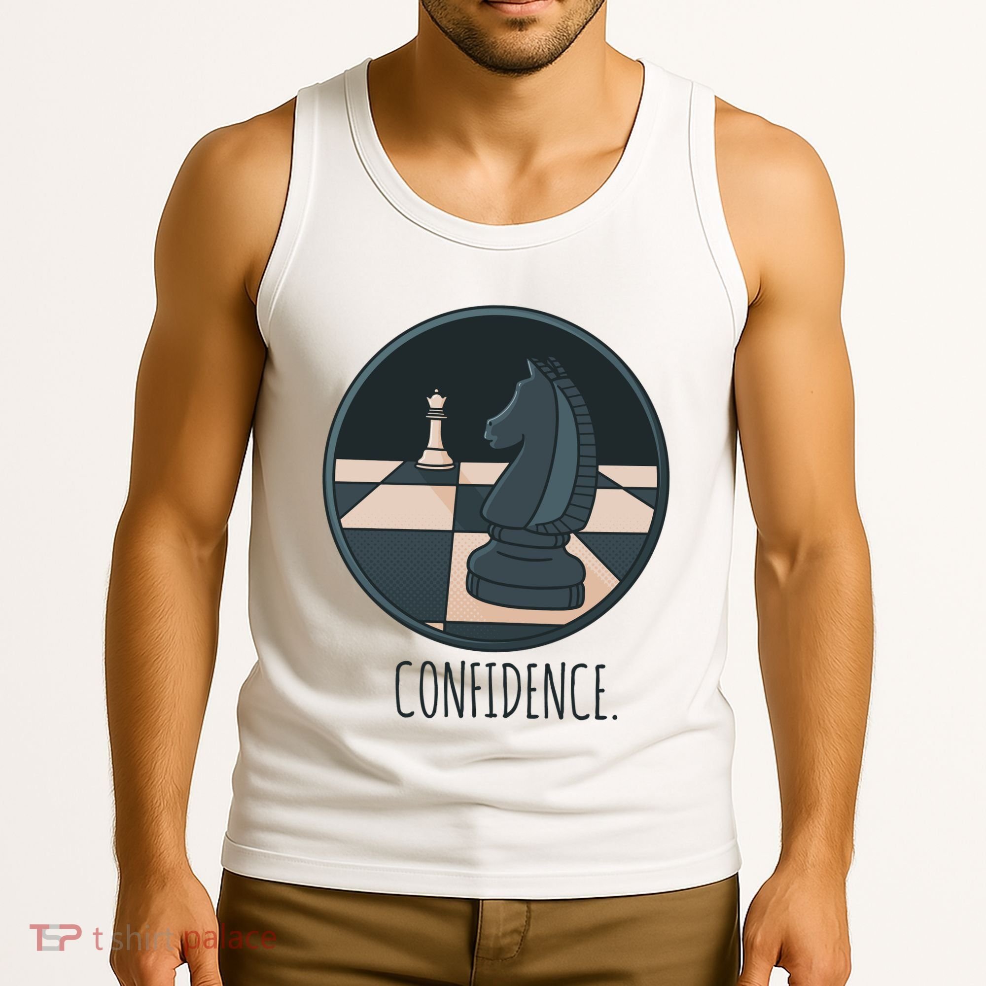 Confidence Chess Tank Top