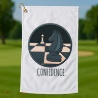 Confidence Chess Golf Towel thumb 1