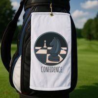 Confidence Chess Golf Towel thumb 2